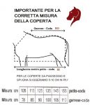 COPERTA  INVERNALE 150gr PONY/SHETLAND Medio Peso 