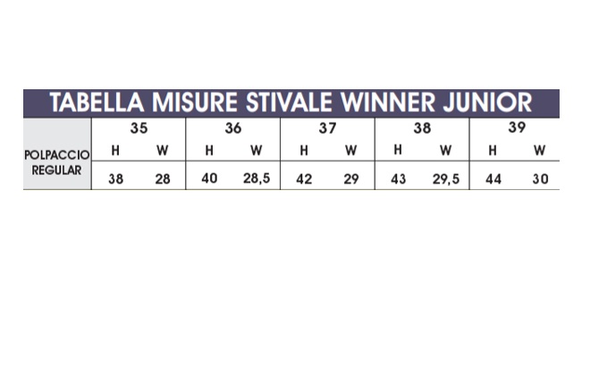 STIVALI PER EQUITAZIONE JUNIOR 35-39 Stivali 