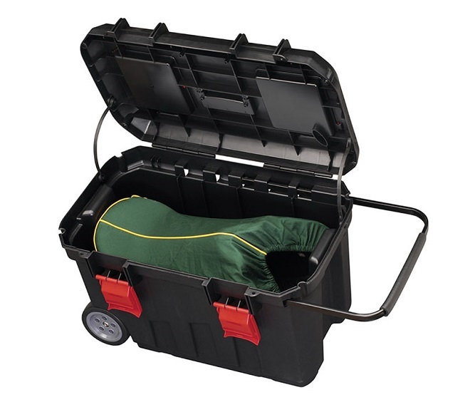 BAULE-TROLLEY IN PLASTICA grande con ruote Bauli & Bauletti 