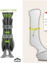 PARATENDINI CARBON GEL  VELCRO TG. M BLACK Paratendini 