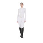 POLO GARA EQUESTRO LASER KNIT Donna, Manica Lunga 