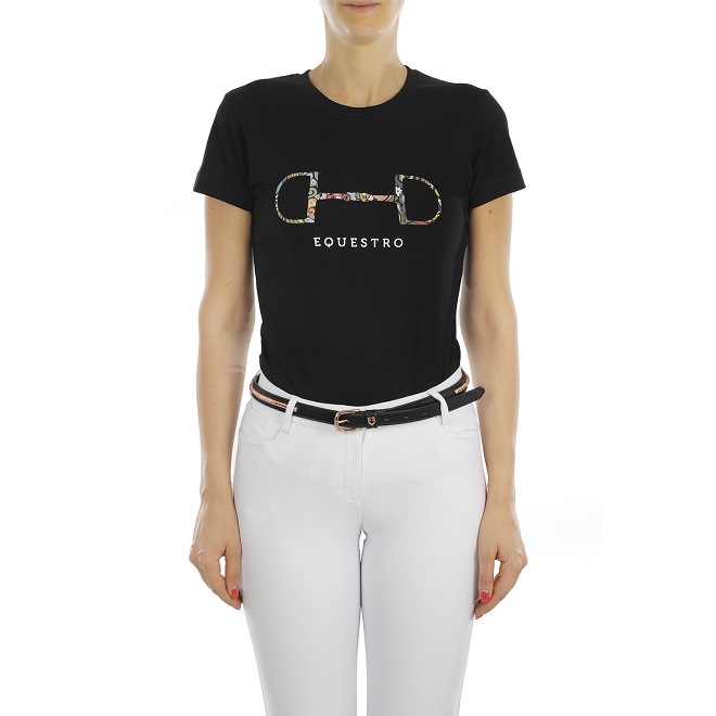 T-SHIRT FILETTO EQUESTRO DONNA* Donna, T-shirt 