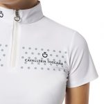 POLO GARA DA RAGAZZA CAVALLERIA TOSCANA S/FLOCK Junior, Manica Corta 
