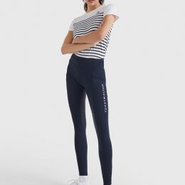 LEGGINGS TOMMY HILFIGER EQUESTRIAN LOGO Pantalone Junior-Donna 