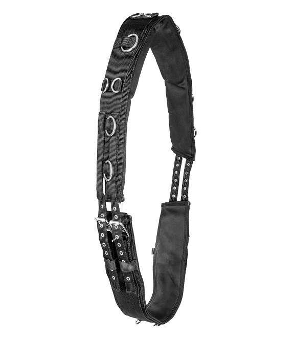 Fascione DOMA Tattini En Toile Avec Renforts En Cuir - Pour équitation, Travail équestre