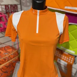 MAGLIA TECNICA DONNA EQUESTRO M/C NEON Polo da allenamento 
