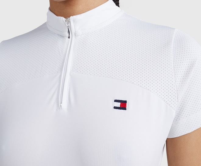 POLO CONCORSO TOMMY HILFIGER EQUESTRIAN Donna, Manica Lunga 