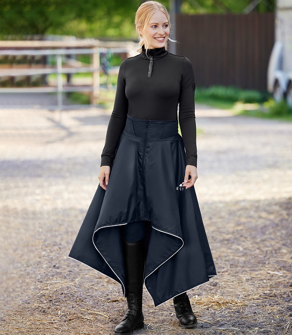 Parka Da Equitazione Horze Aurora Impermeabile Con Gonna Rimovibile - Cappotto Invernale Donna