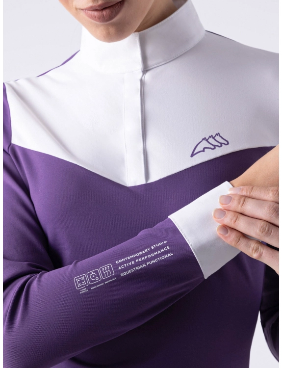 POLO GARA EQUILINE CASPE Donna, Manica Lunga 
