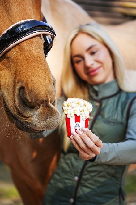 BISCOTTO GLASSATO POPCORN "FOODIE" CANDY HORSE  