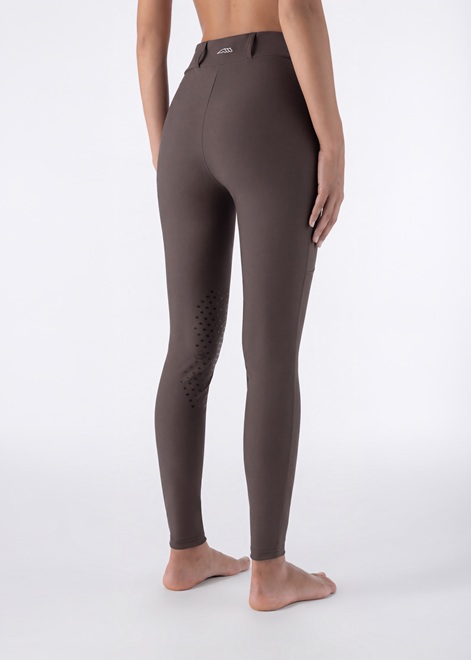 LEGGINGS EQUITAZIONE EQUILINE GRIP EQEVRAKH CON PASSANTI Pantaloni Donna 