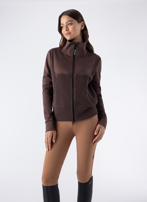 FELPA TECNICA DONNA EQUILINE EQEMBRES Donna, Felpe e Pile 