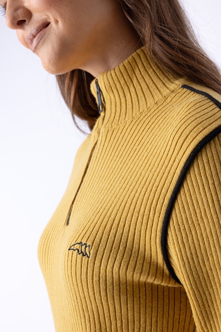 PULLOVER DONNA EQUILINE MEZZA ZIP EQCLIP Donna, Felpe e Pile 