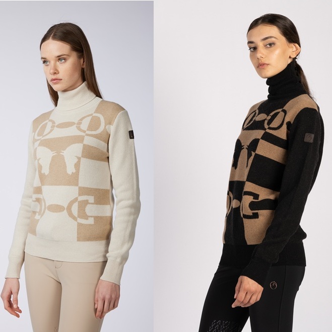 MAGLIONE COLLO ALTO SHENZEN VESTRUM Donna, Felpe e Pile 