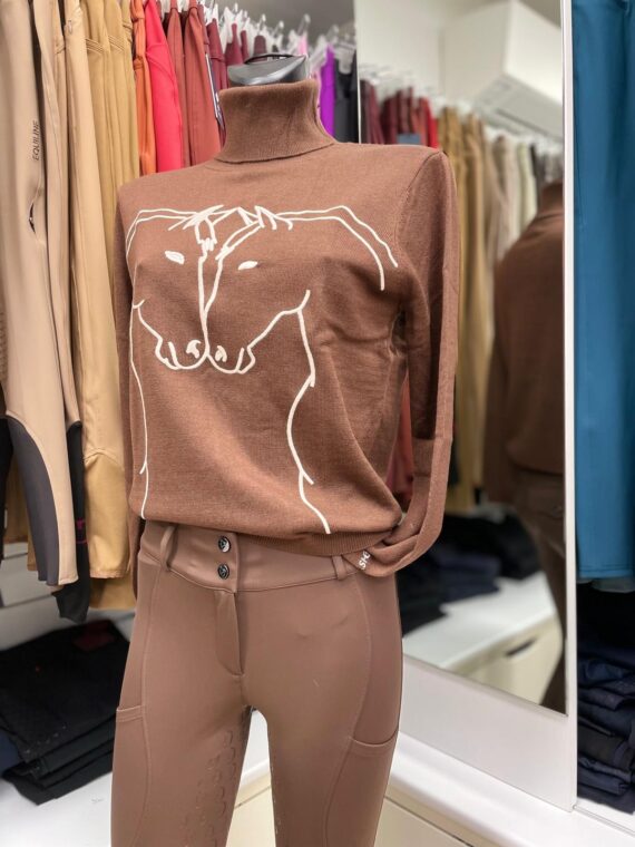 MAGLIONE 'D'ISTINTO' HORSELOVE Donna, Maglioni 